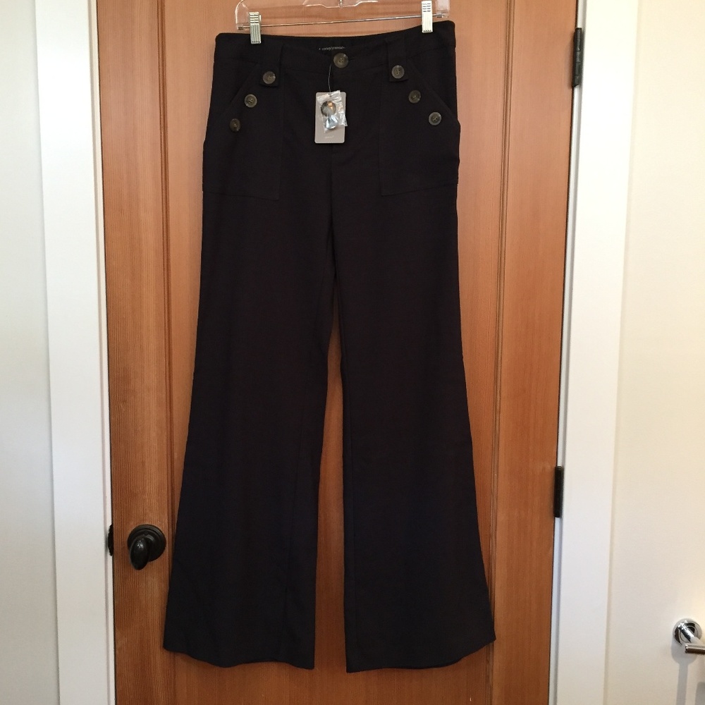 NWT Anthropologie grey sailor pants, 10
